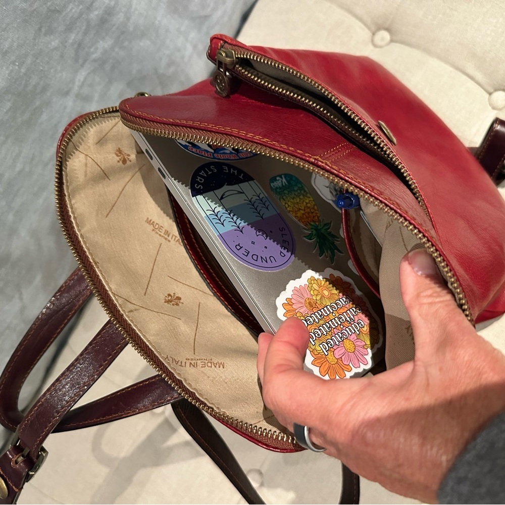 Italian Leather Backpack - Picture 11 of 14
